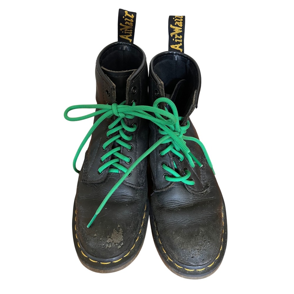Dr. Martens 1460 SR US Men 8 US Wm 9 Black Leather Slip Resistant Punk Oi Goth